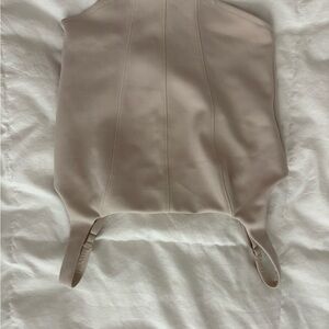 Abercrombie & Fitch Beige Strapless Bandeau Top
